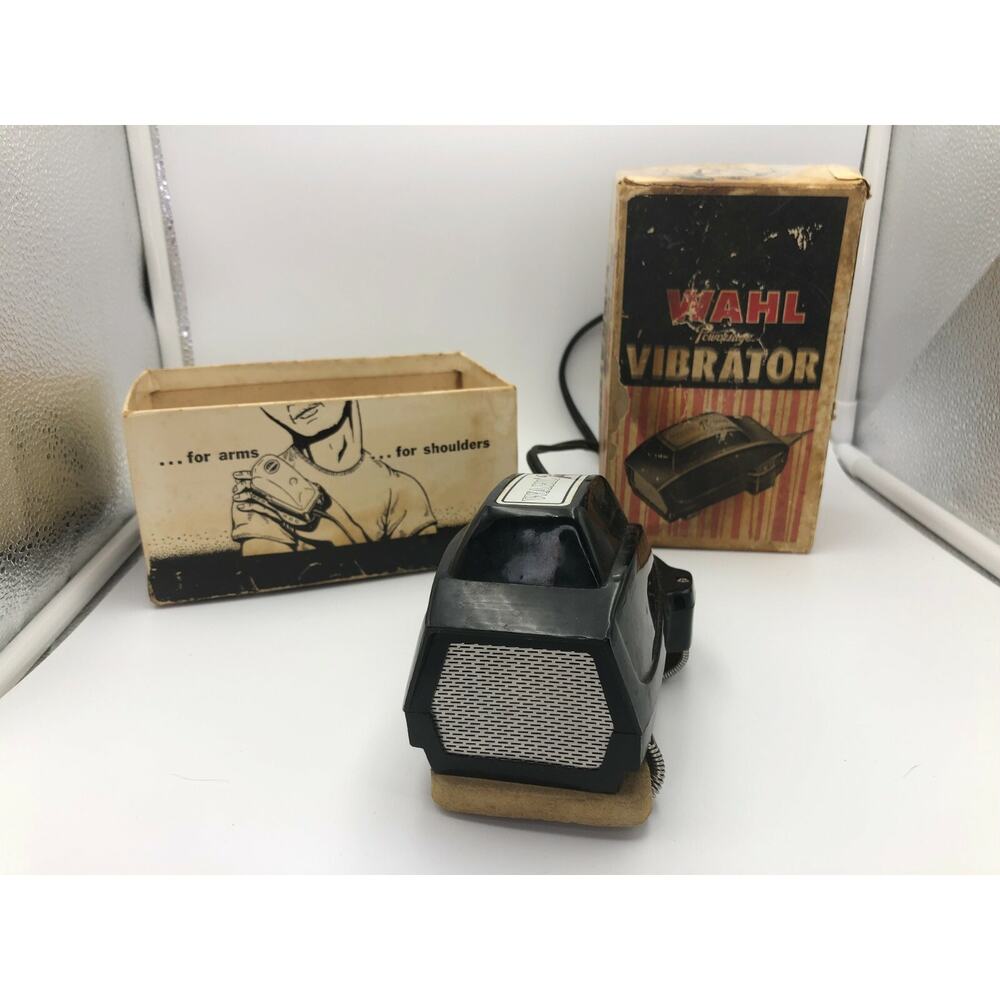 Vintage Wahl Electric Powersage Model 4300 Hand-Held Massager Vibrator Tested